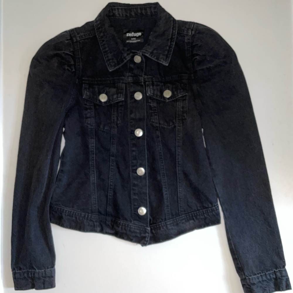 Black jean jacket